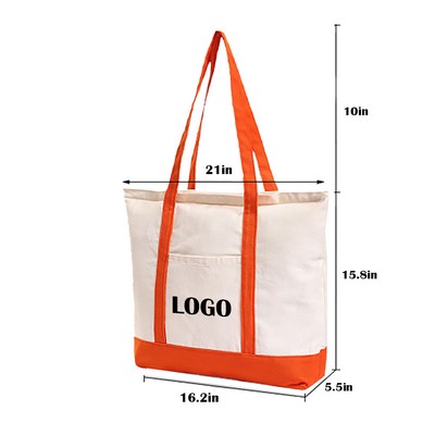 Heavy Duty Cotton Canvas Tote Bag