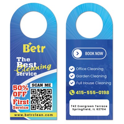 3" x 7.5" Full Color Bottle Hangers