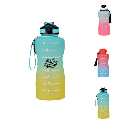 64oz Motivational Water Bottle with Time Marker