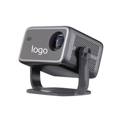 Smart Projector with WiFi and Bluetooth 1080P Native 4K Support