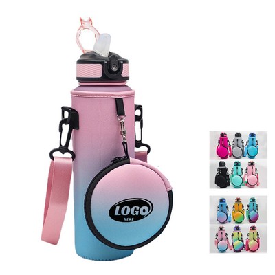 32 Oz Water Bottle Sleeve With Pocket