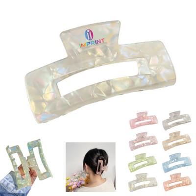 Rectangle Large Hair Claw Clip