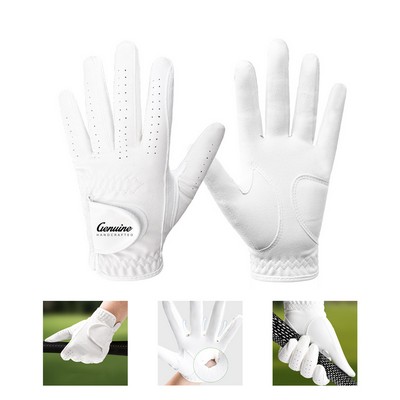 Soft Leather Golf Gloves