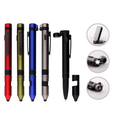Multifunction 6in1 Tactical Pen With Compass