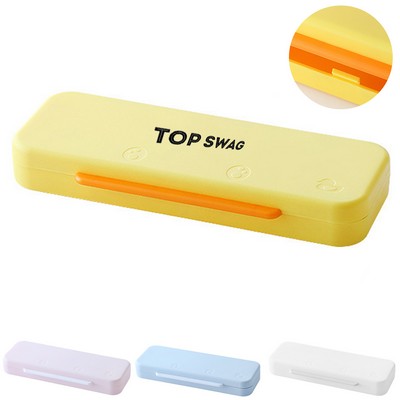 Double Layer Pencil Pouch Case