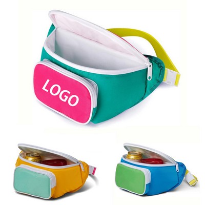 Triple-Can Insulated Hip Pack Cooler