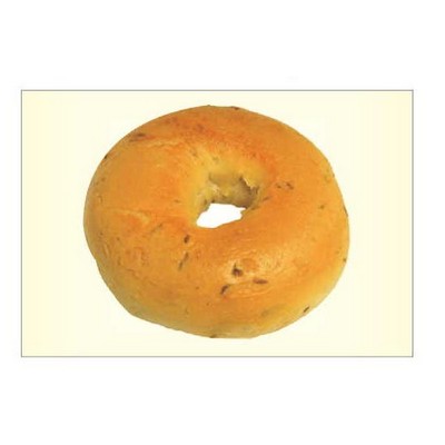 Bagel Rectangle Badge w/ Bar Pin (2"x3")