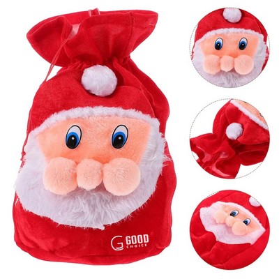 Santa Claus Drawstring Christmas Bag
