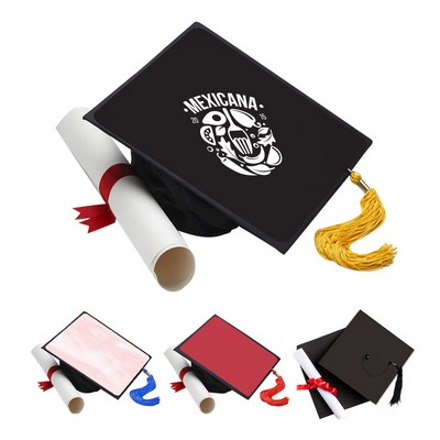 Unisex University College Bachelor Graduation Caps w/ Tassel