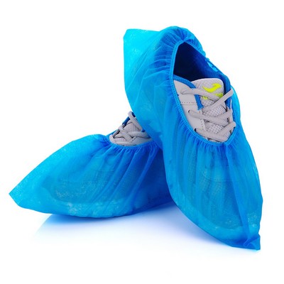 Stock Disposable Non-woven Shoe Cover (Ocean)