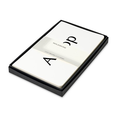 Moleskine® Large Volant Gift Set - White