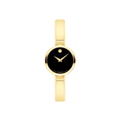 Movado Moda Ladies Yellow PVD Case Watch