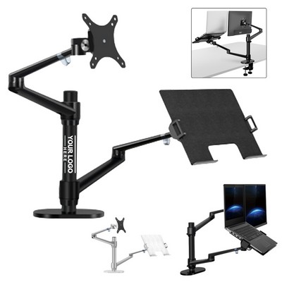 2-in-1 Laptop and Monitor Desk Mount