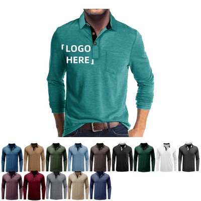 Long Sleeve Polo Shirt