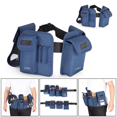 Heavy-Duty Multi-Pocket Tool Belt