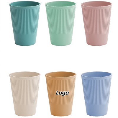Vertical Ribbed Nordic Style Drinking Cup for Home Use