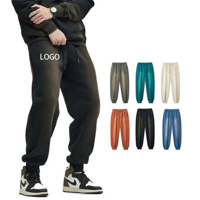 380G Washed Fleece Ankle Sweatpants
