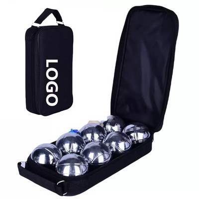 8Pcs Bocce Ball Set With Carry Bag & Accessories