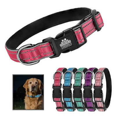 Adjustable Reflective Nylon Pet Collar