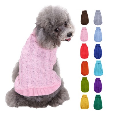 Winter Pet Knitted Sweater
