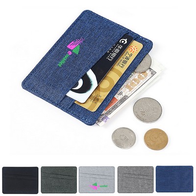3 Card Slots Minimalist Credit Card Holder Wallet