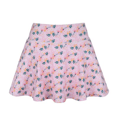 Women's High Waisted Pleated Tennis & Golf Skirt With Built-In Shorts