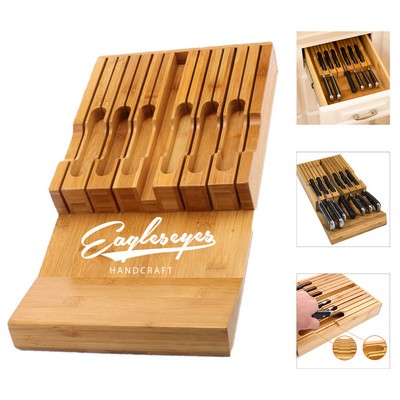 Bamboo Chef Knife Organizer