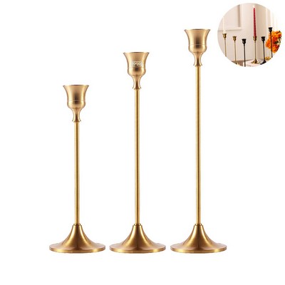 3Pcs Candelabra Candle Holder Set