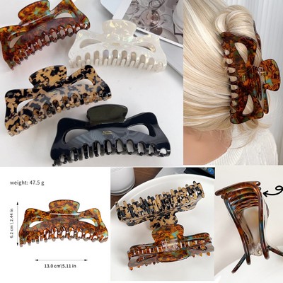 Oversized Bow Openwork Claw Clip