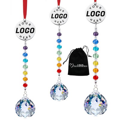 Hanging Crystal Ball Suncatchers for Christmas Ornaments