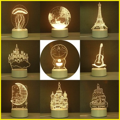 3D LED Illusion Night Light