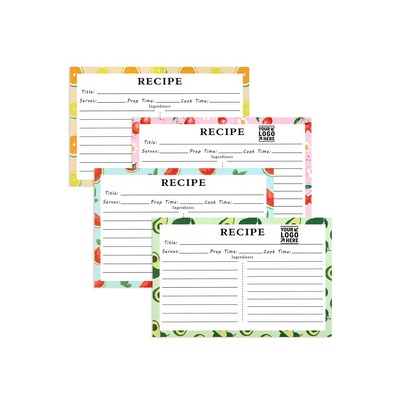 4" x 6" Recipe Card