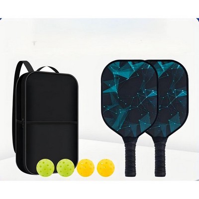 Fiberglass Pickleball Paddle with 4 Balls And Bags