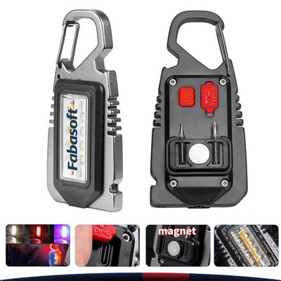 Rynor Multifunctional COB LED Keychain Flashlight