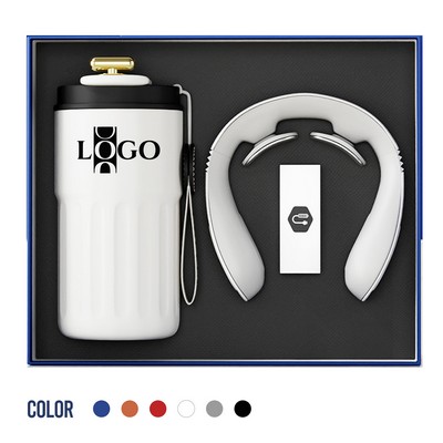 Coffee Bottle + Cervical Massage Machine Gift Set