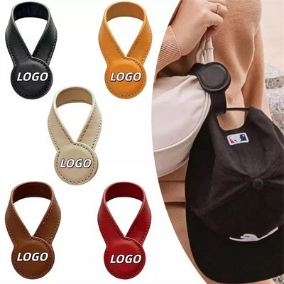 PU Leather Magnetic Hat Clip
