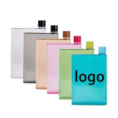 A5 Flat Water Bottle – 16 oz Slim Travel Design