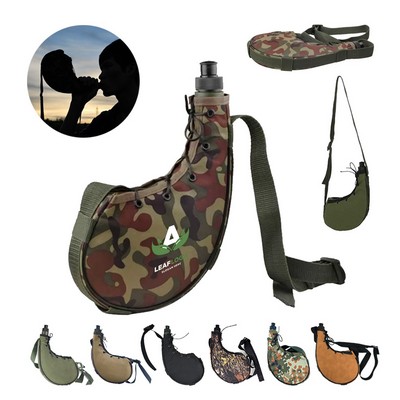 0.75L Tactical Sling Canteen with Oxford Cloth Carrier