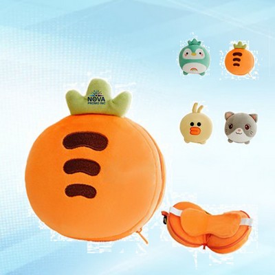 2-in-1 Eye Mask and Pillow for Comfort and Rest on the Go Ideal for Travel and Relaxation