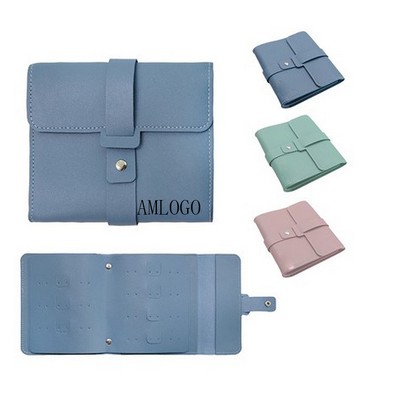 Spacious Travel Jewelry Organizer Roll