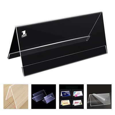 Durable Acrylic Desk Name Plate