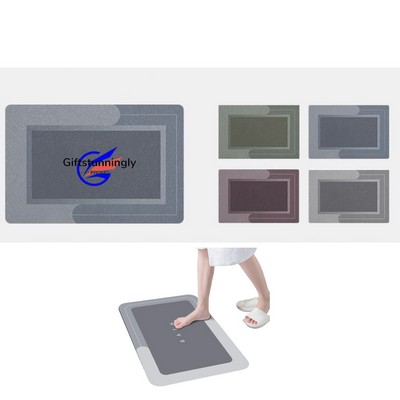 Bathroom Diatom Mud Floor Mat