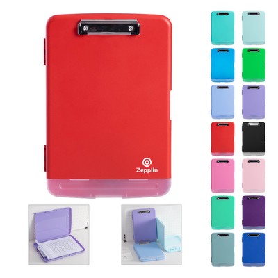 14.3" x 9.6" Plastic Clipboard with Storage High Capacity