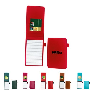 Mini Pocket Notepad With Pen Holder