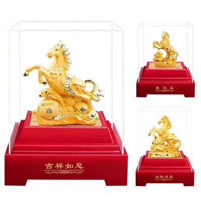 4.9" x 3.5" CNY Zodiac Statue Ornament