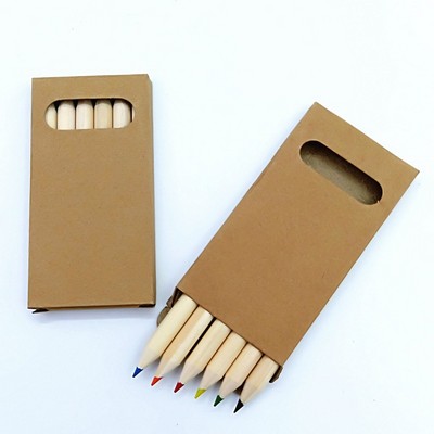 Six-Color Wooden Pencil Set