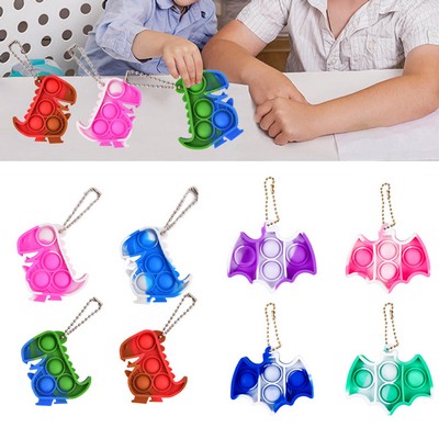 Bat-Inspired Popping Bubble Keyring