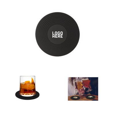Vinyl Record Coasters
