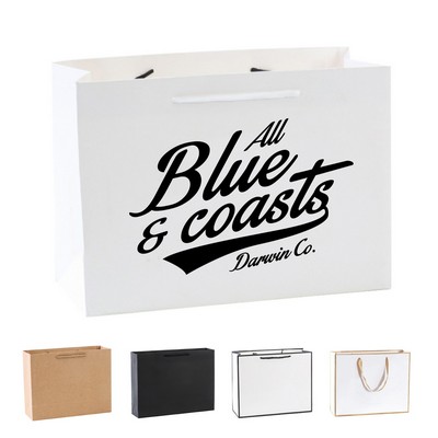 Eco-friendly Kraft Paper Card Gift Bag with Handle