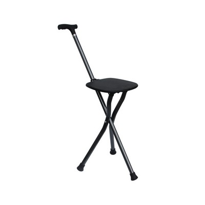 Multi Functional Walking Stick With Folding Chair
